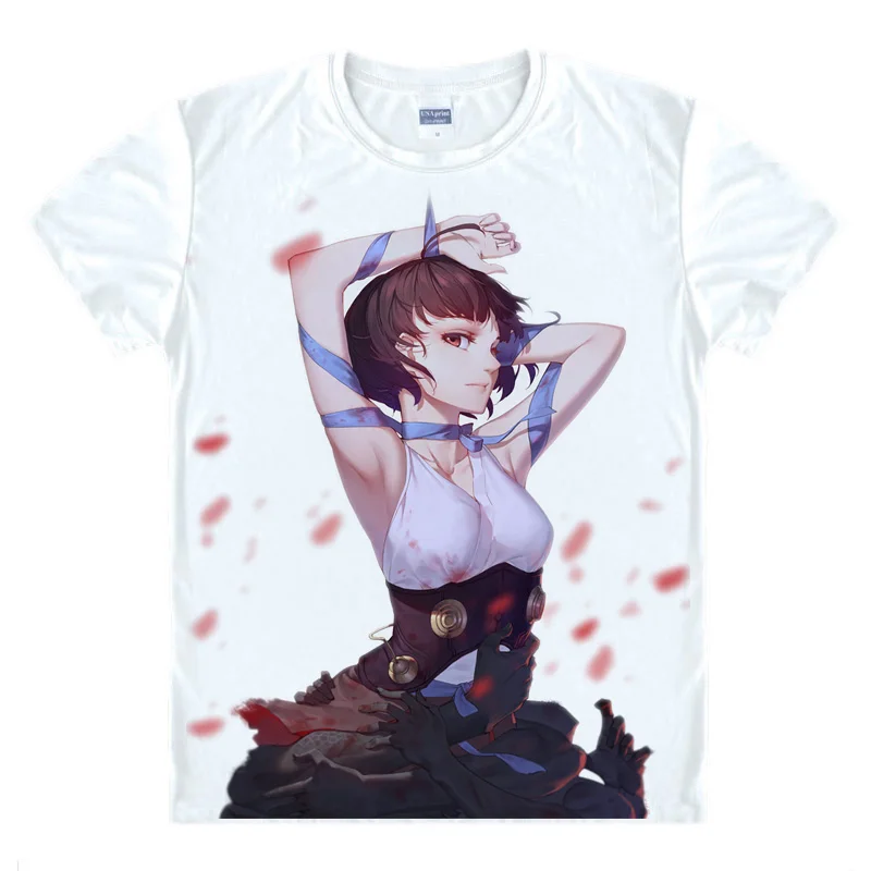 Аниме-рубашка Coolprint футболки кабанери Железной Крепости с коротким рукавом