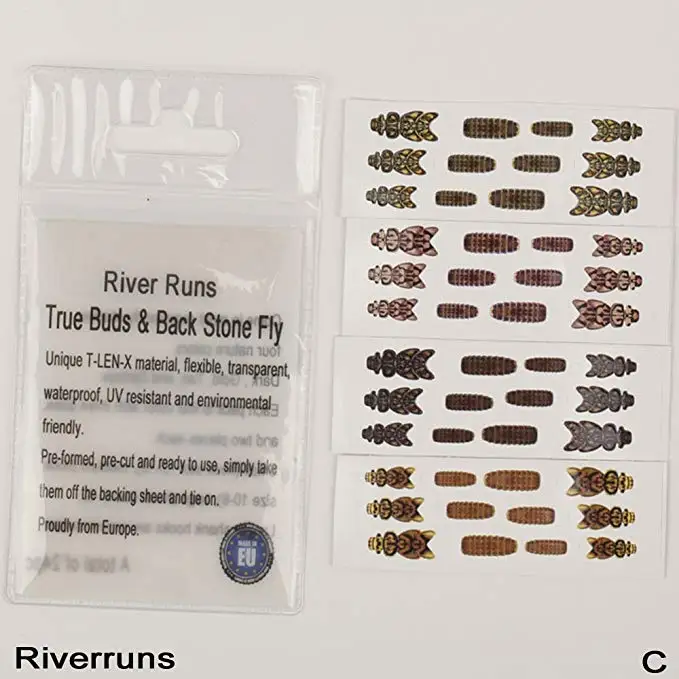 Сверх реалистичные бутоны и спины Riverruns материал для вязания мушек