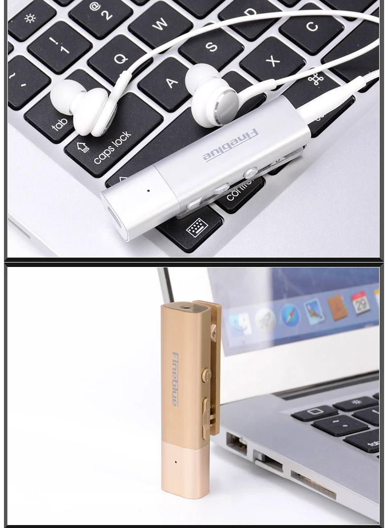 Портативная bluetooth-гарнитура Fineblue w688 4 1 Спортивная bluetooth-наушники беспроводные