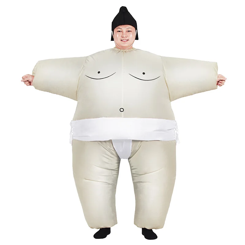 Надувной костюм сумо для взрослых костюмы на Хэллоуин женщин надувной борца