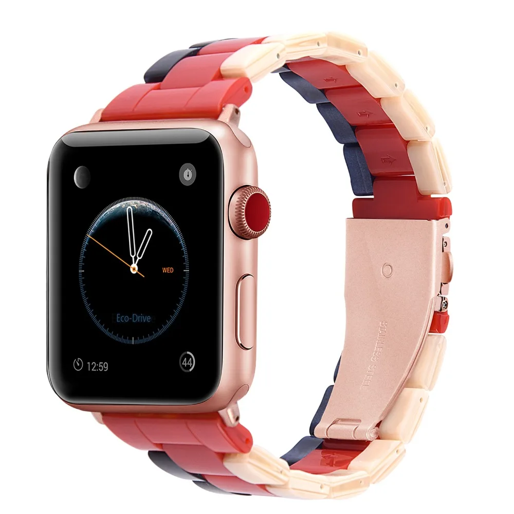 Ремешок для часов Fullmosa 7 цветов стильный совместимый с Apple Watch 38 мм/40 мм/42 мм/44 мм
