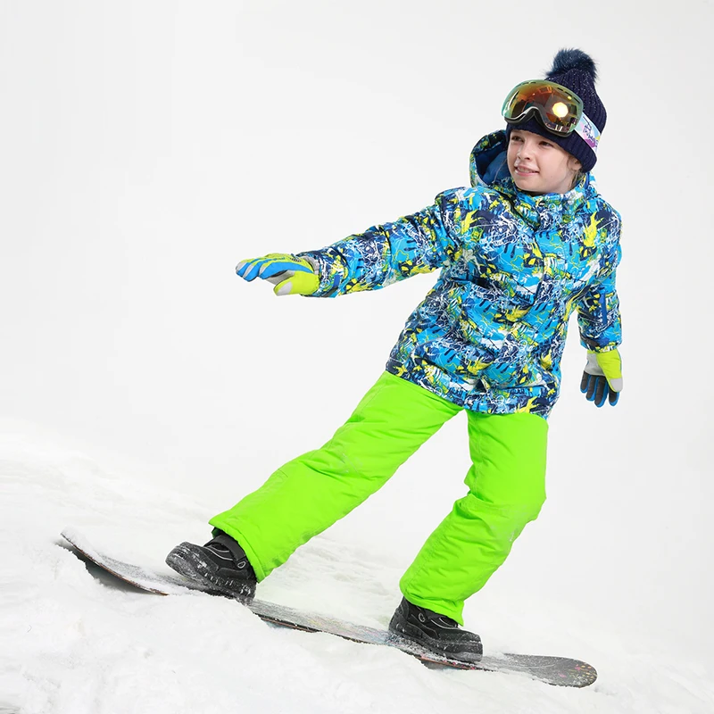 Детский лыжный комплект Detector водонепроницаемый и ветрозащитный Комплект для