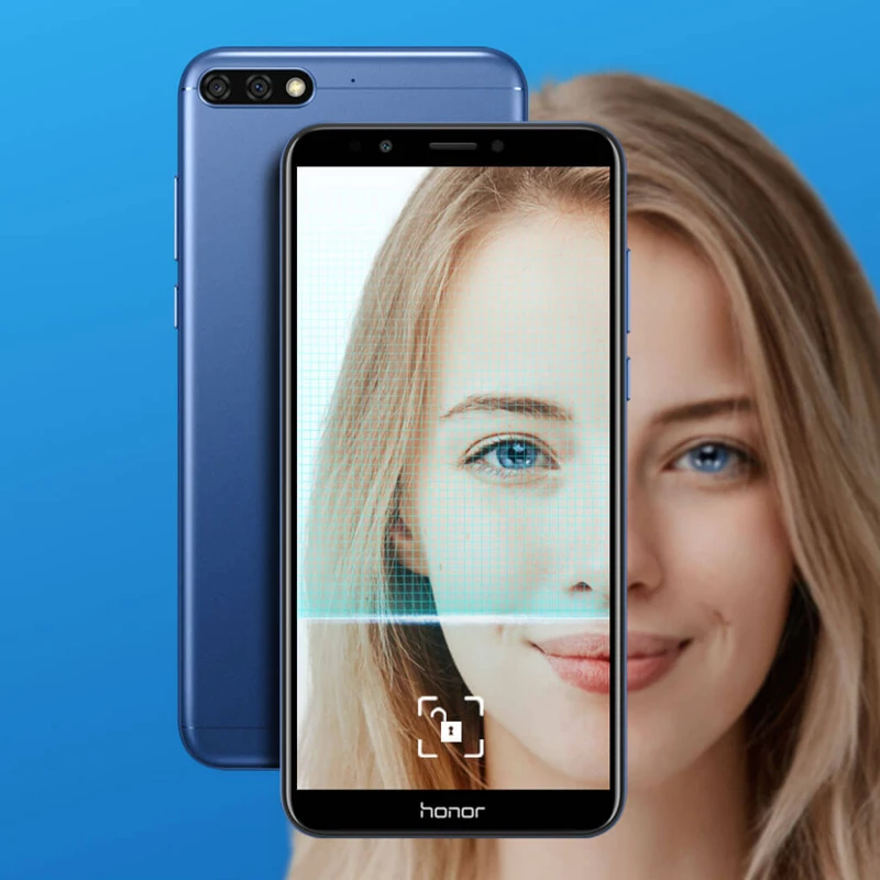 Honor 7C 3 ГБ 32 Snapdragon 450 Восьмиядерный 5 99 &quot1440x720 экран 13MP двойная камера отпечатков