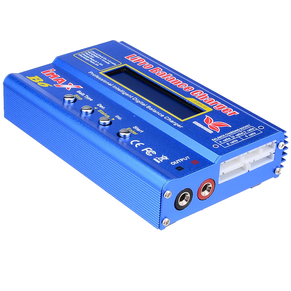 ЖК экран 80 Вт iMAX B6 цифровой RC Lipo NiMh аккумулятор зарядное устройство Бесплатная