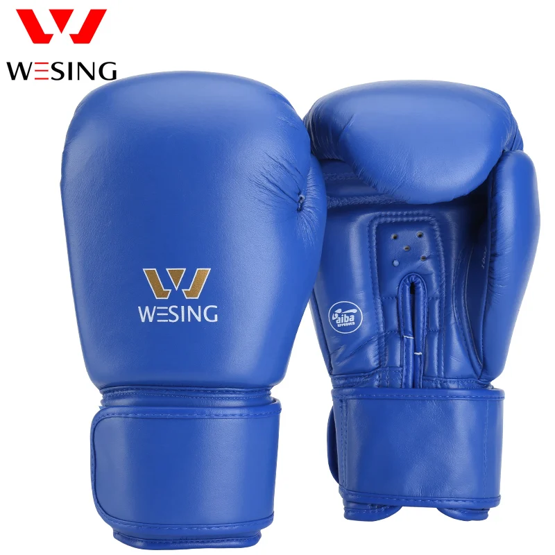 Боксерские перчатки Wesing AIBA мужские тренировочные для соревнований бокса|boxing
