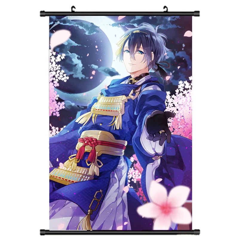 Японское аниме Touken Ranbu онлайн Mikazuki Munechika& kogitsunemaru домашний Декор настенный свиток плакат декоративная картина - Цвет: 16