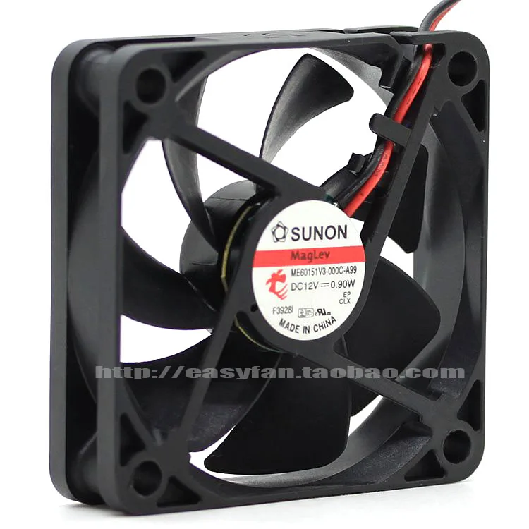 Новый SUNON 6 см 6015 12V ME60151V3 000C A99 вспышками круглый кольцевой блок питания ATX