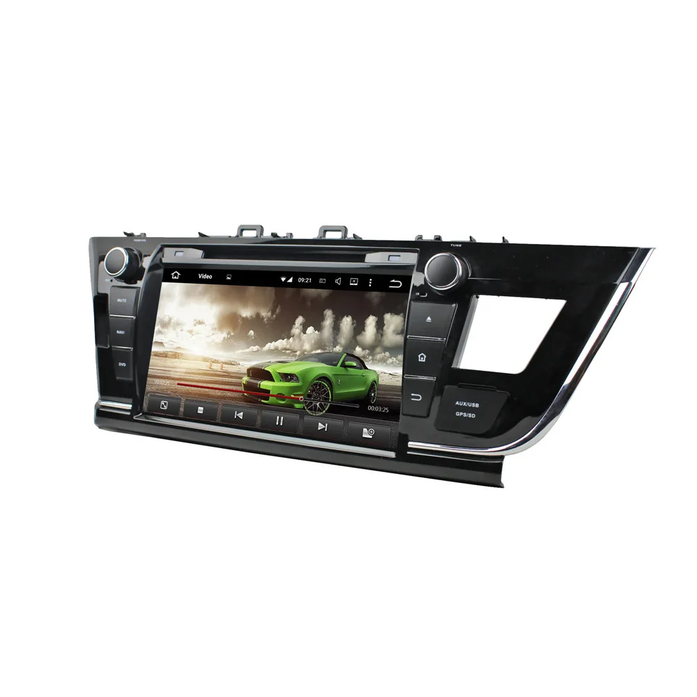 Android 8.1.0 4 ядра 2G RAM Rockchip PX3 Cortex A9 4-core dvd-плеер gps стерео радио для Toyota COROLLA 2014-2015 |