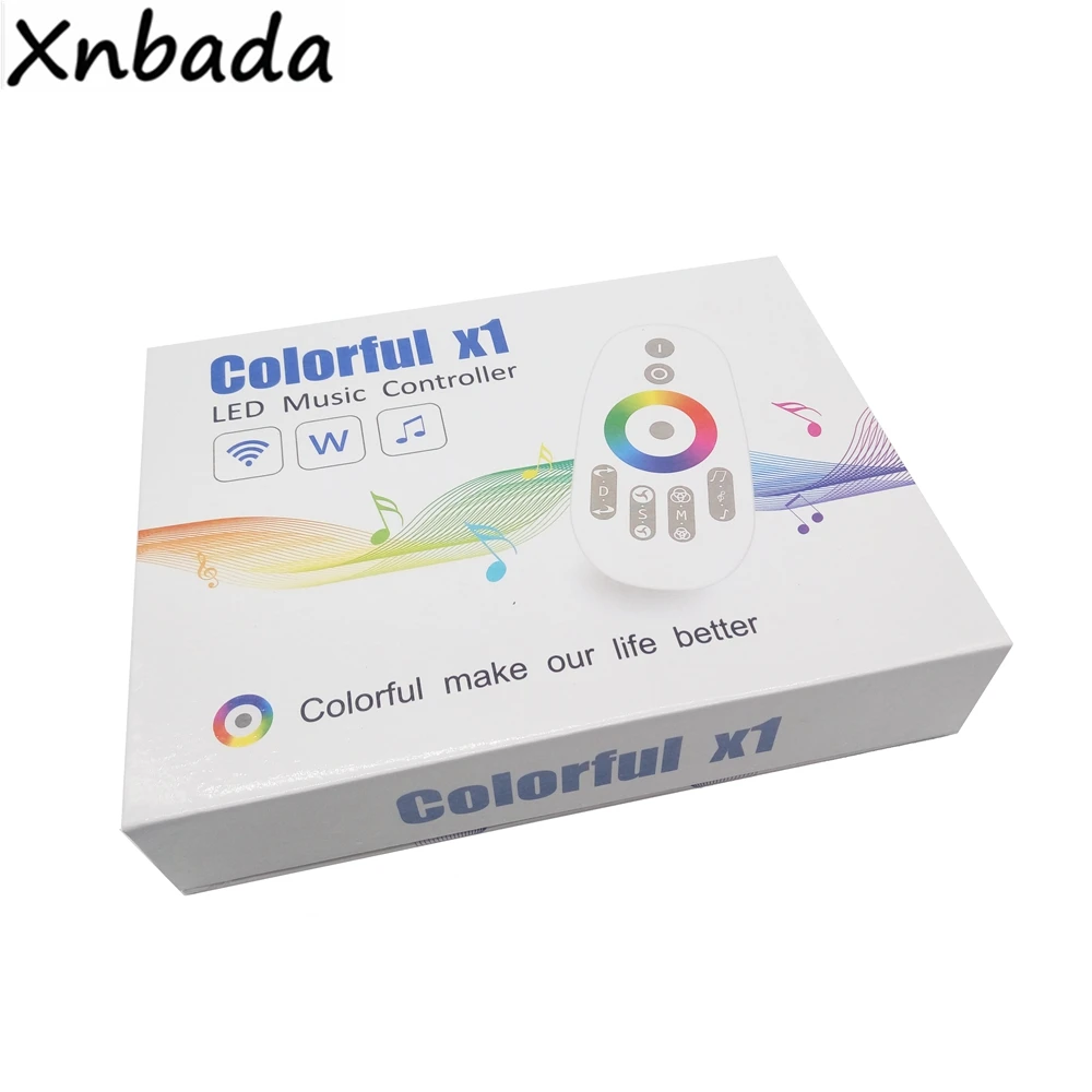 Светодиодная лента WS2812B WS2811 SK6812 USC1903 музыка X1/X2 светодиодный контроллер