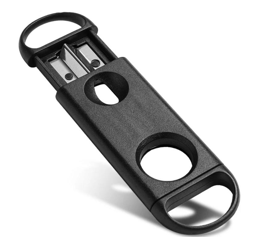 2 в 1 пластиковые Каттер для сигар V-Cut Clipper порт и обычный круг сигары резак | Дом