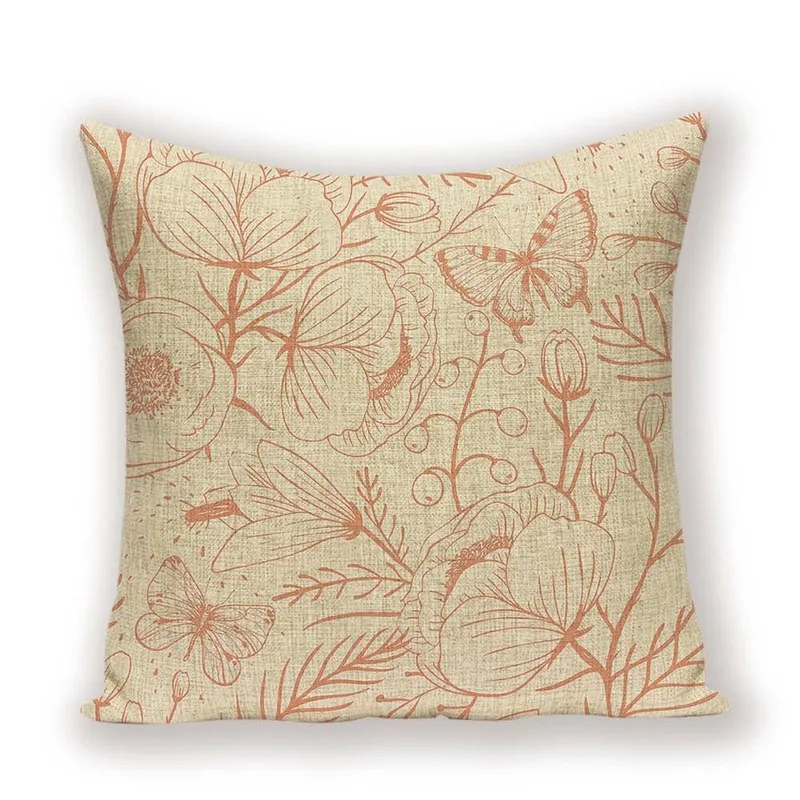 

Оригинальные весенние наволочки для подушек, украшение для дома в скандинавском стиле, наволочки для диванных подушек