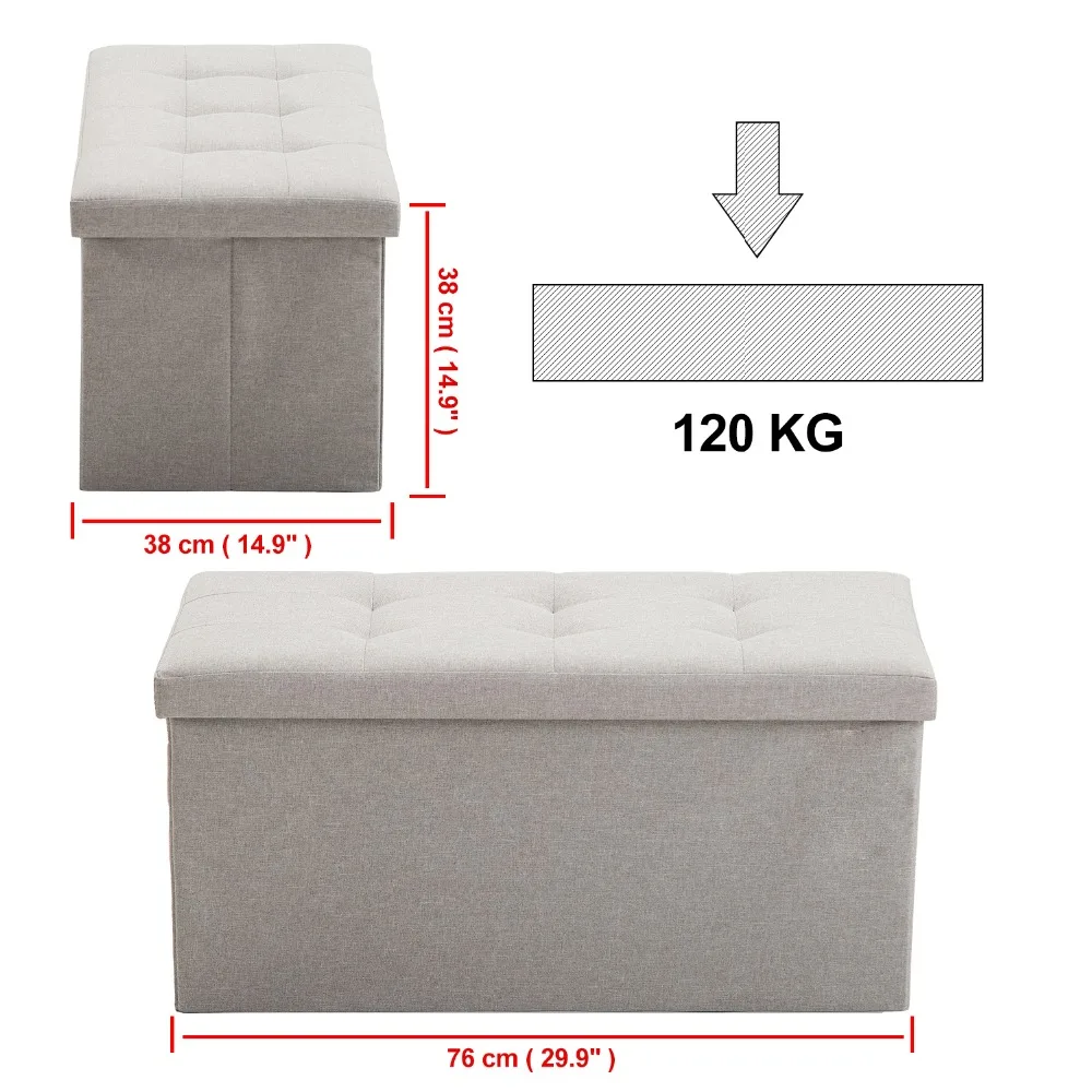 Классический складной табурет Samincom 30 &quotL x 15&quot W 14 17 &quotH Темно серый светло