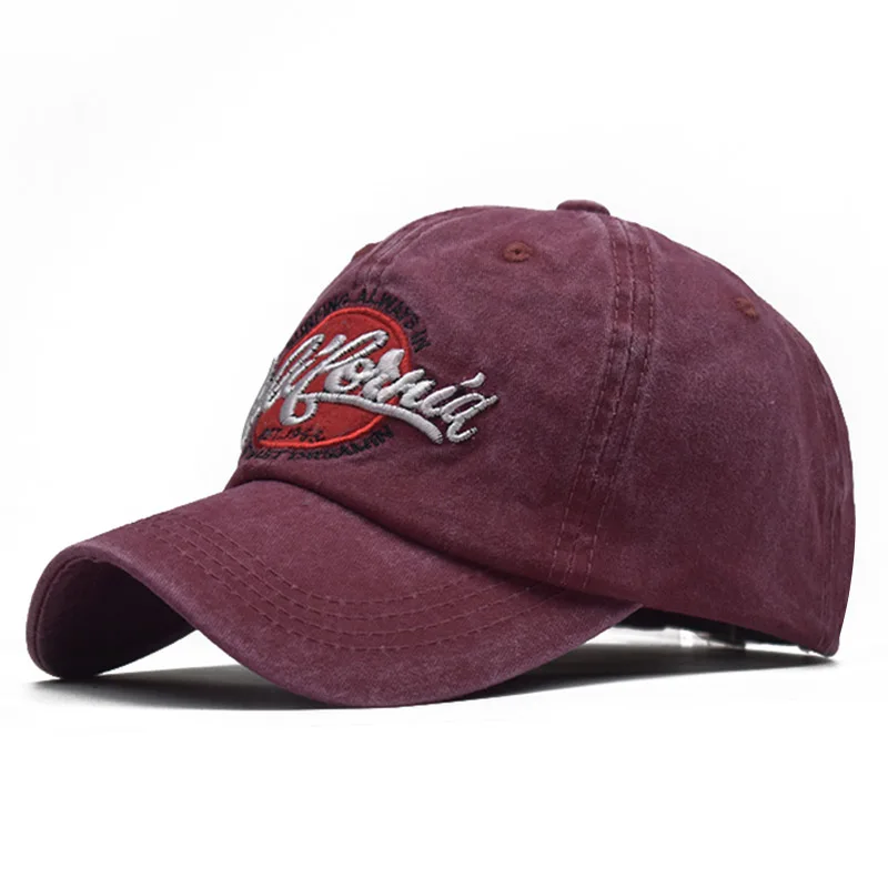 LADUNDI Мужская бейсболка s для мужчин Gorras Dad шляпа брендовая с буквенным принтом промытая хлопковая винтажная Прямая поставка шляпа - Цвет: 03