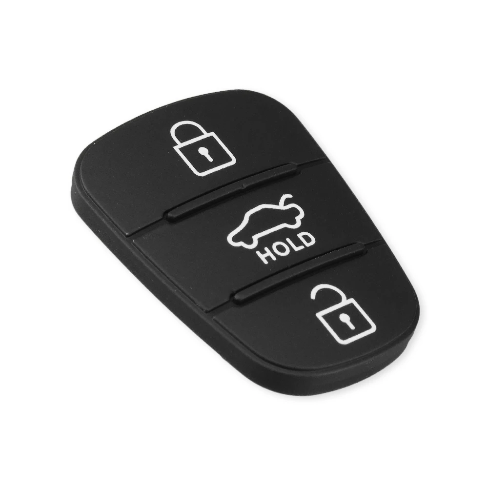 Новинка запасная резиновая прокладка KEYYOU 3 кнопки флип-чехол для Hyundai I30 IX35 Kia K2 K5
