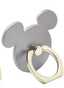 Серый Подставка-держатель для смартфона IPhone с мультяшным рисунком Микки Мауса на 360 градусов - Цвет: Серый