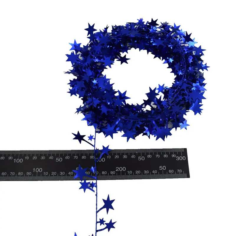 7 5 м подвеска на рождественскую елку проволока пятиконечная звезда блестящая