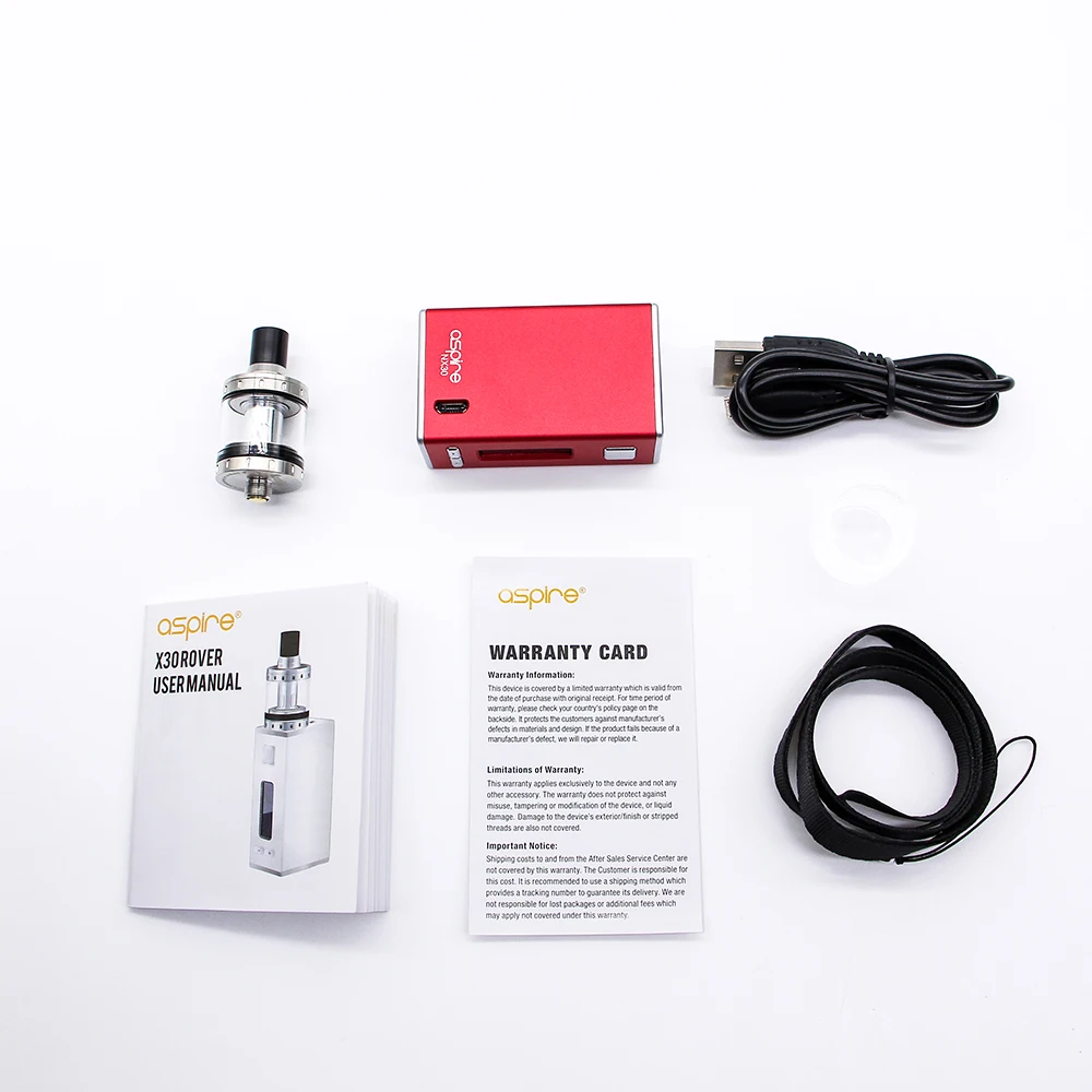 Оригинальный электронный вейп комплект X30 для ровера Tpd с 2000 mah NX30 MOD и 2 мл Наутилус