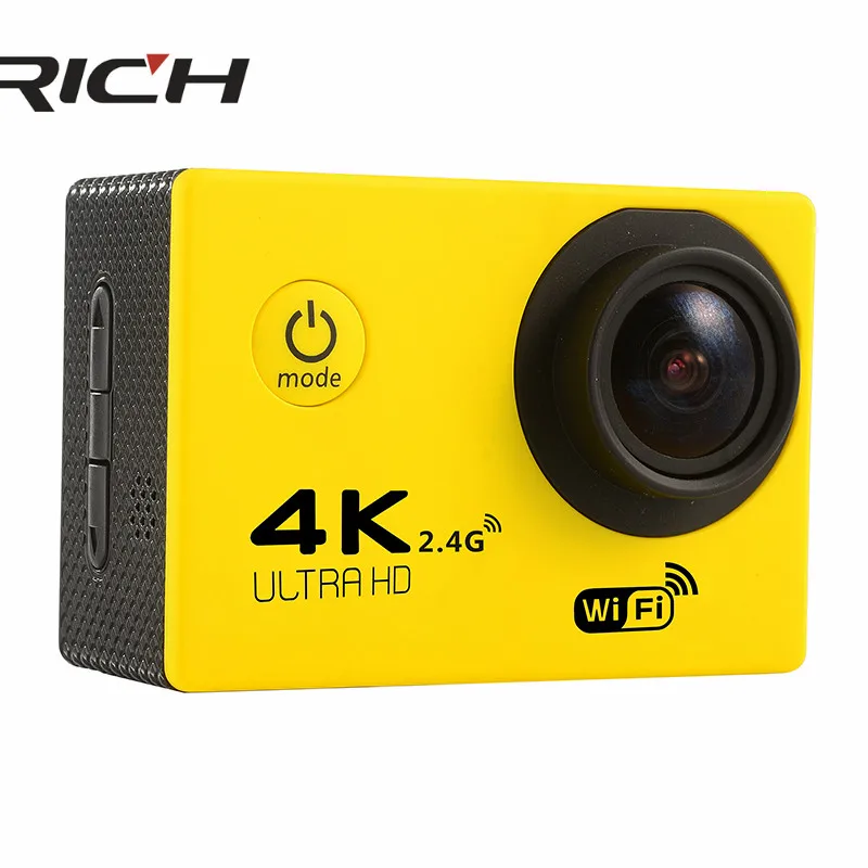 F60R Ультра HD Экшн-камера 4 K 30Fps 16MP Wifi камера 1080 P 60fps Водонепроницаемая камера шлем Велосипедная Камера спортивная видеокамера