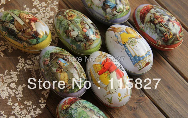 Бесплатная доставка! 6 шт./лот пасхальный праздничный подарок банка для хранения