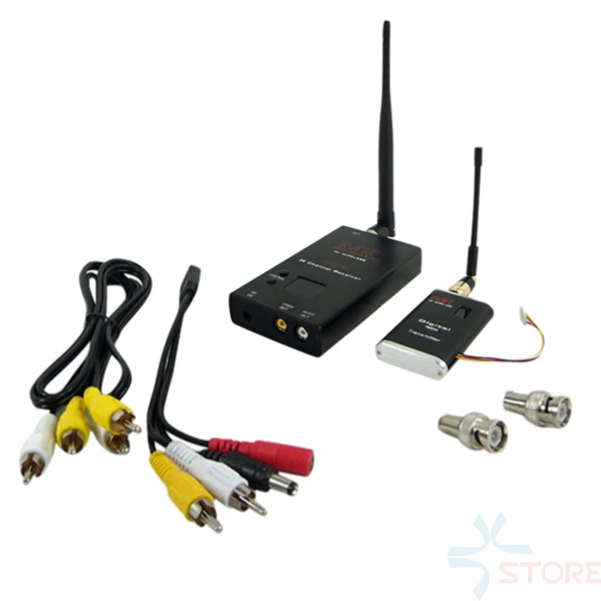 MK 1.2Ghz Hz 15CH 2W 2000mW FPV 1-5km distanza Wireless Audio Video trasmettitore CCTV ricevitore 1.2G 2W per fotografia FPV