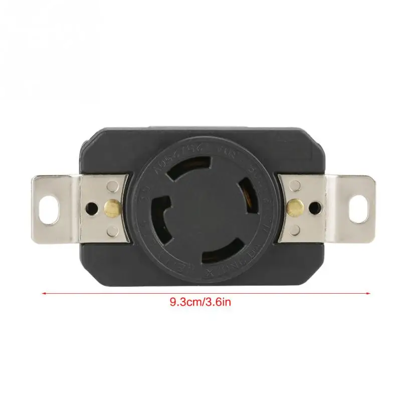 Настенная розетка NEMA L14 30R 30A 125 В/250 В электрическая с закручивающимся замком вилка
