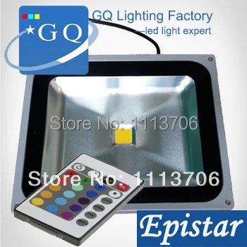 5 шт. бесплатная доставка Φ 50 Вт 30 20 10 RGB Светодиодный прожектор светодиодный |