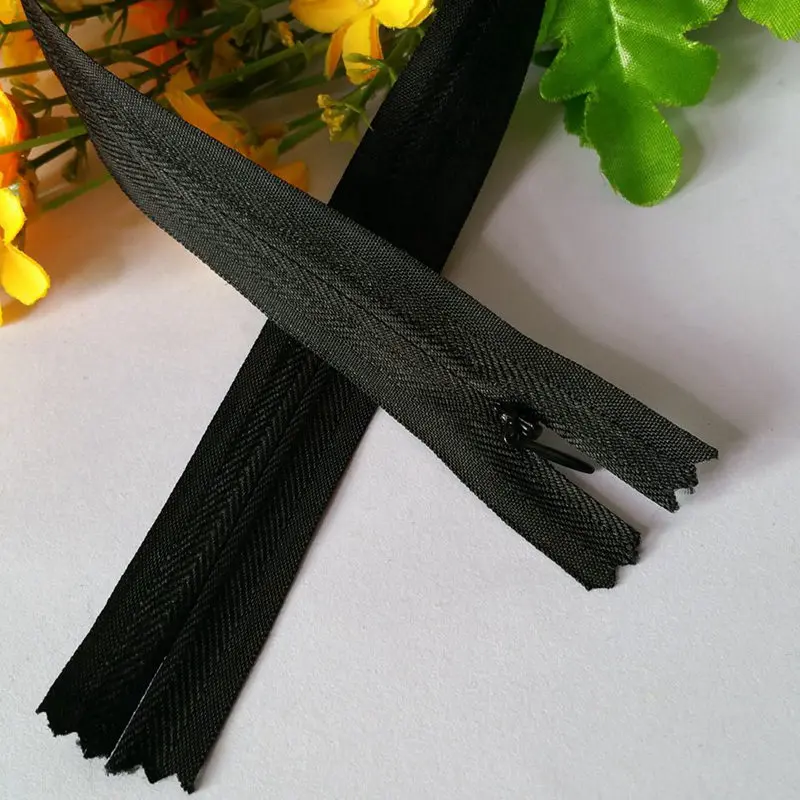 5pieces/lot white / black Invisible Zippers 40cm Nylon for Sewing DIY Cushion Covers Ziper Garment Accessories | Дом и сад
