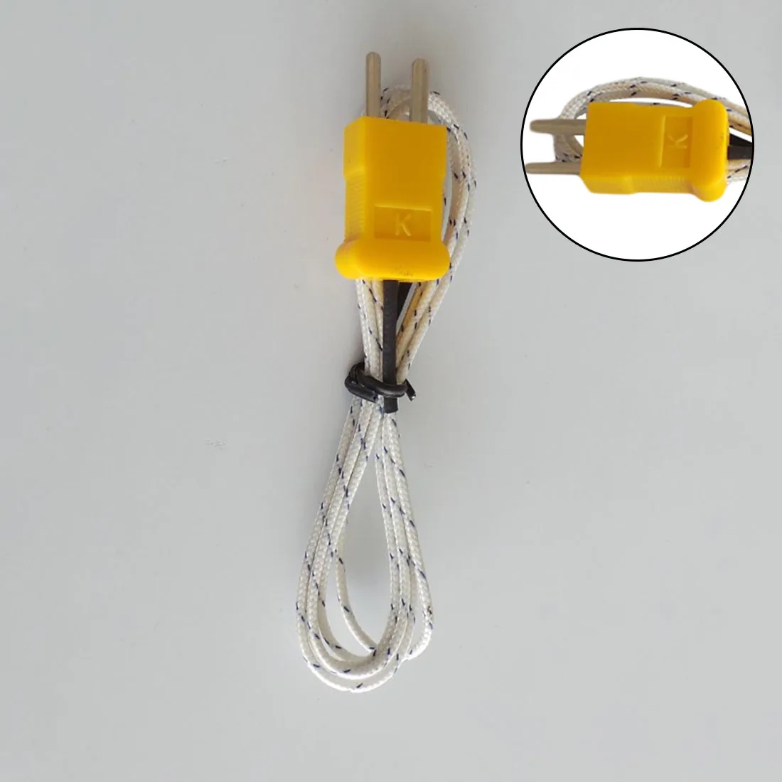 Датчик температуры кабель типа K 92 см белый|thermocouple temperature|temperature measurementmeasuring probe |