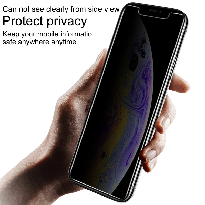 Защита конфиденциальности антибликовое стекло для Iphone XS Max закалённое IMAK защита