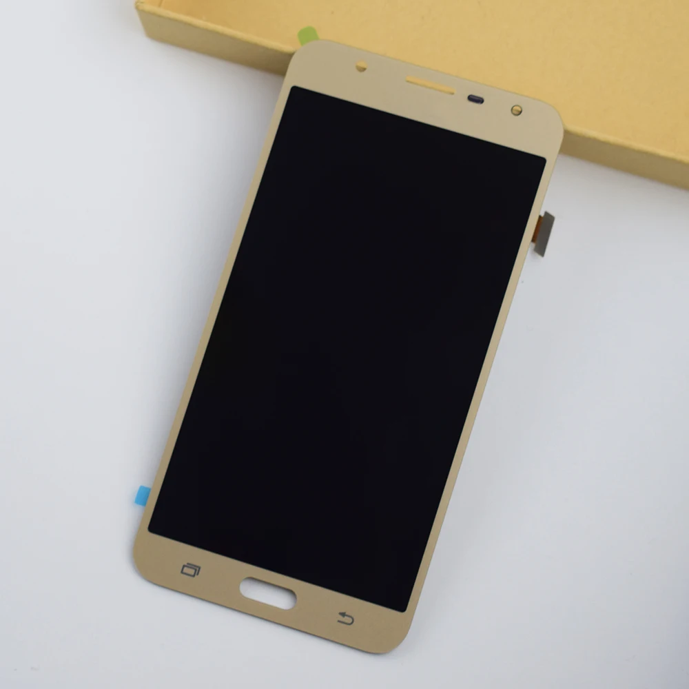 Для регулируемого samsung Galaxy J7 Neo J701F J701M J701 сенсорный экран сенсор стекло+ ЖК-дисплей монитор панель в сборе