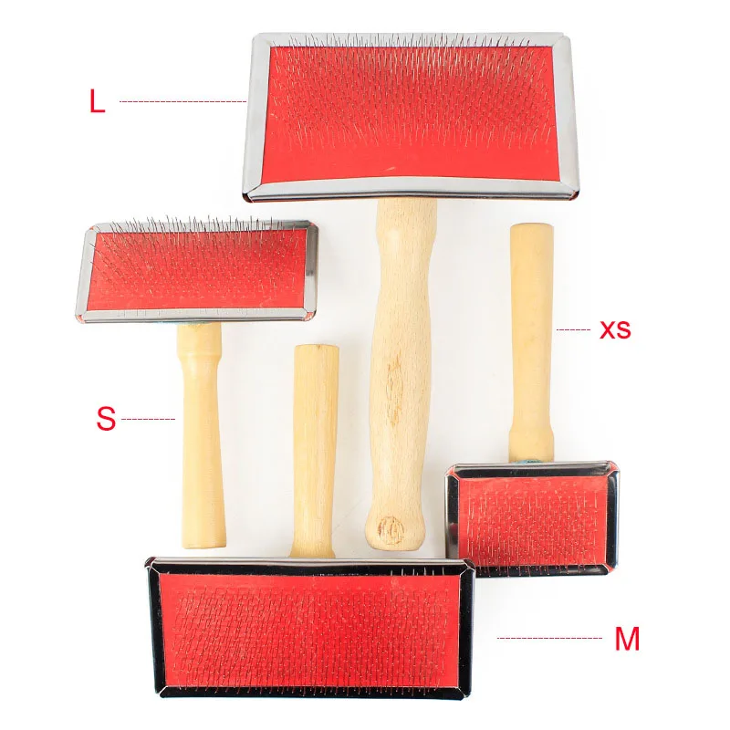 Экологичная щетка SYDZSW из натурального дерева для домашних животных кошек и собак