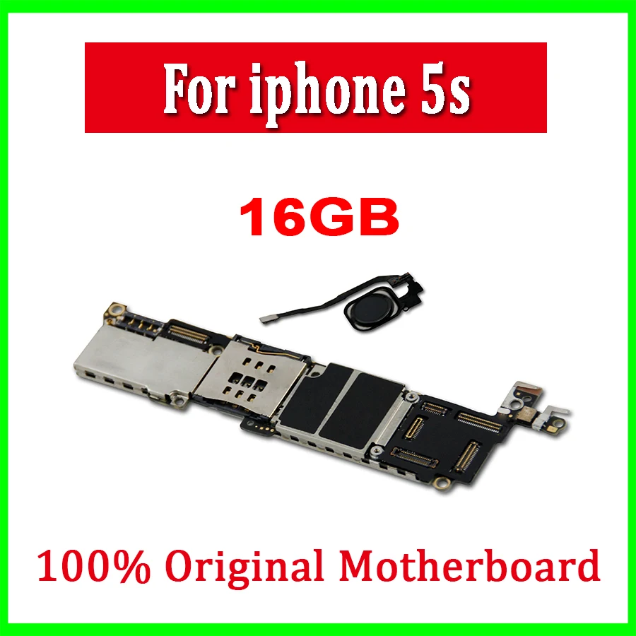 Материнская плата для iPhone 6S, материнская плата с сенсорным ID для iPhone 6S, оригинальная разблокированная материнская плата с чипами 16 Гб 64 Гб 128 ГБ