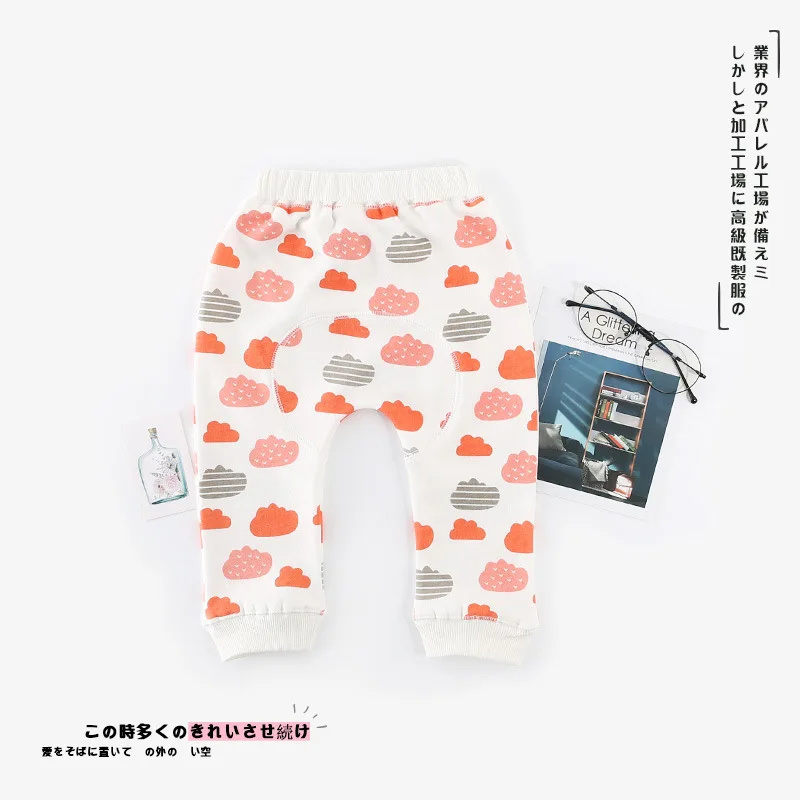 2018 осень Штанишки для малышей Носки с рисунком медведя из мультика облако