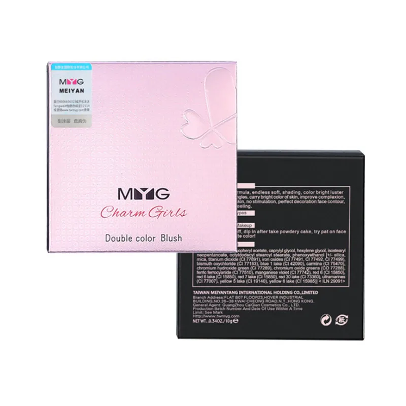 Фирменные Косметические румяна для макияжа лица легко носить долговечный цвет