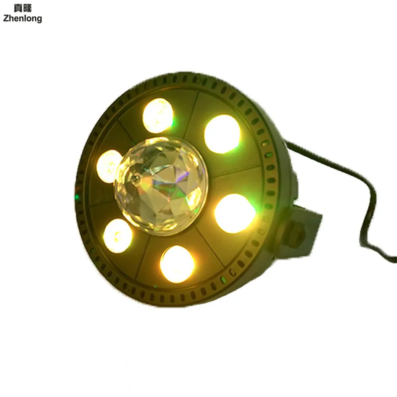 6 + 1 СИД Par Светильник 7 светодиодов RGB сценический светильник ing DMX 512 клубный диско