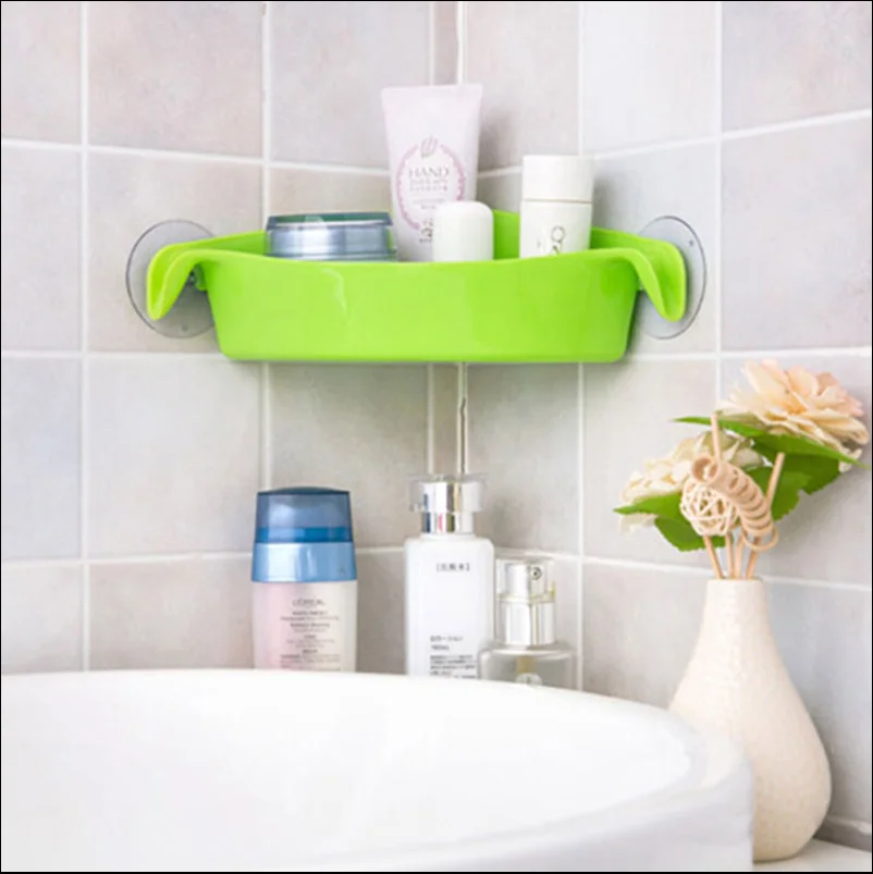 Полка для ванной комнаты угловая полка органайзер хранения чашки Настенная