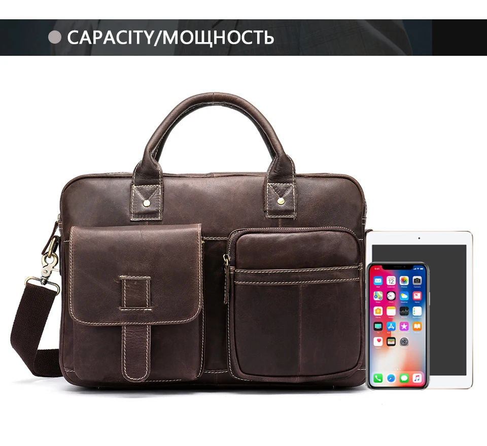 WESTAL мужской портфель, мужская сумка из натуральной кожи, мужская сумка для ноутбука, кожаные портфели, мужские Офисные Сумки для мужчин, компьютерные сумки 8503