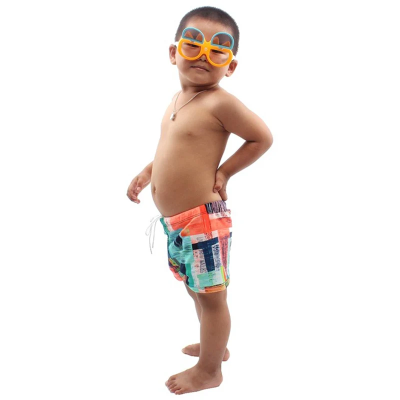 Лето 2020 для маленьких мальчиков Детские быстросохнущие шорты плавания одежда
