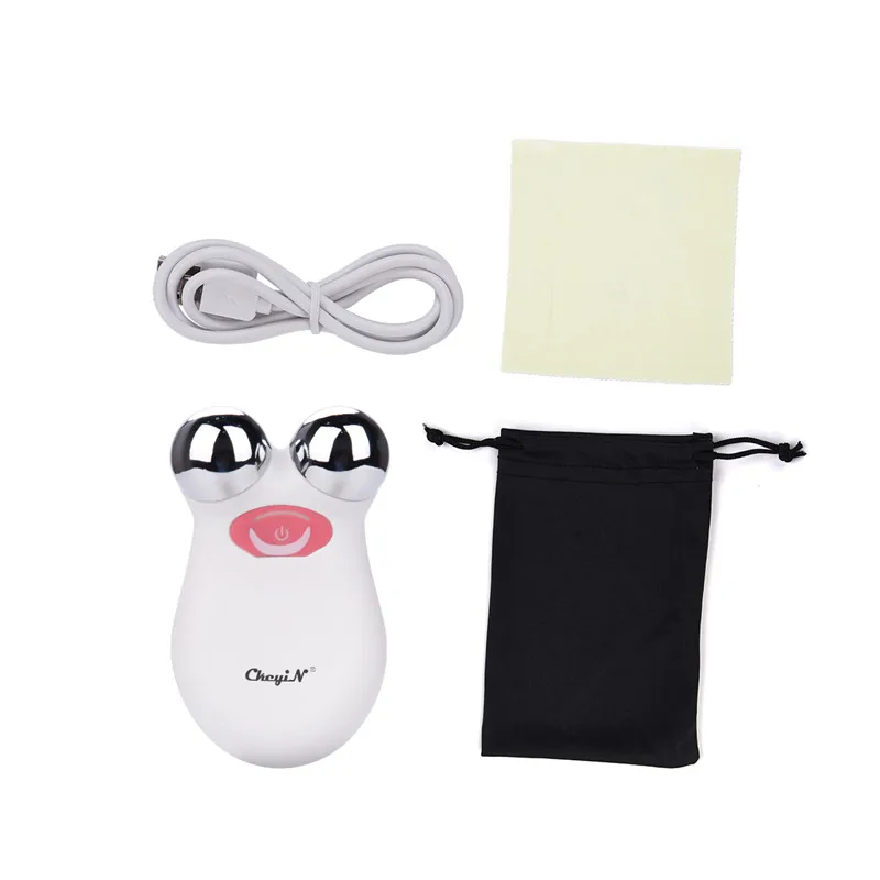 MR257W USB массажный ролик для лица, микропоток EMS, тонизирующий массажер для лица, против старения, подтягивающий кожу, удаление морщин, уход за кожей, 31 - Цвет: MR257W