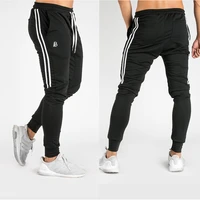 run jogging pants men black joggers gym training running pants men striped sportswear sweatpants track pants sport trousers