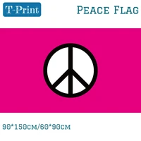 90150cm 6090cm peace flag 3x5ft banner for sport outdoor office parade decoration home