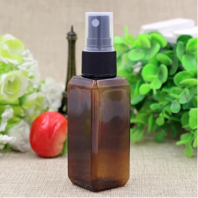 50ml 50 г/мл прозрачный пластиковый квадрат духи в аэрозольной упаковке во флаконах Косметическая Вода пустые парфужные контейнеры - Цвет: 50ml