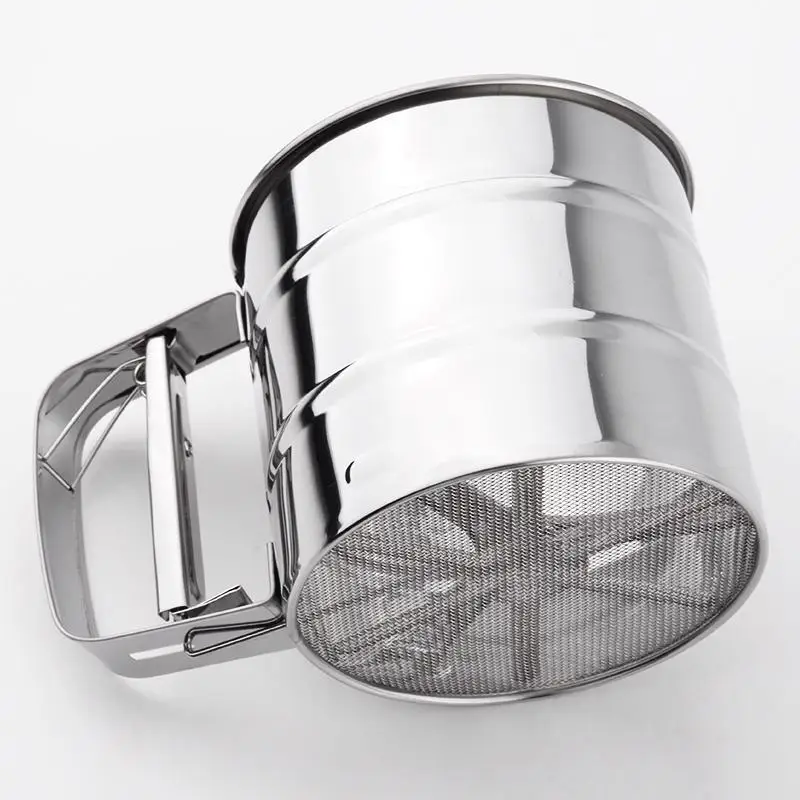 Handheld Stainless Steel Sieve Cup Powder Flour Mesh Sifters Baking Tools For Cakes Decorating Pastry Tool Bakeware Gadget |