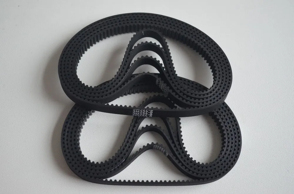 HTD 3M, Timing Belt, Closed-loop, 177mm, 189mm,387mm length 6mm width