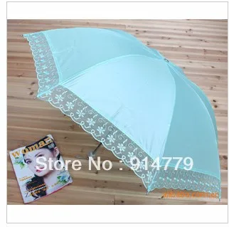 Free shipping on the new fashion down rod pearl princess lace sun-and-rain umbrellas wholesale | Дом и сад