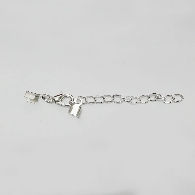 Плоский наконечник шнура обжимные бусины карабины растягивающиеся