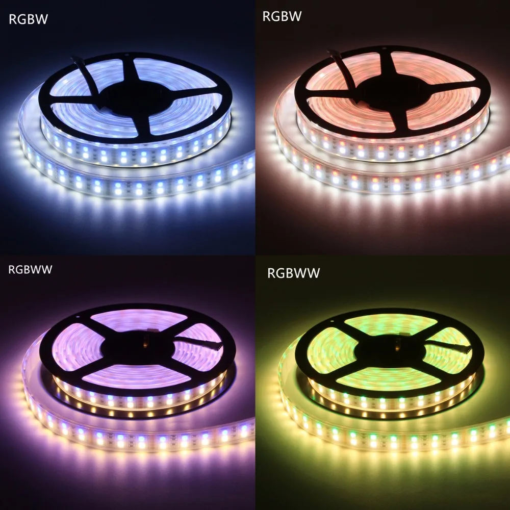 RGB Светодиодная лента водонепроницаемая 5050 120 светодиодов/м 12 В постоянного тока