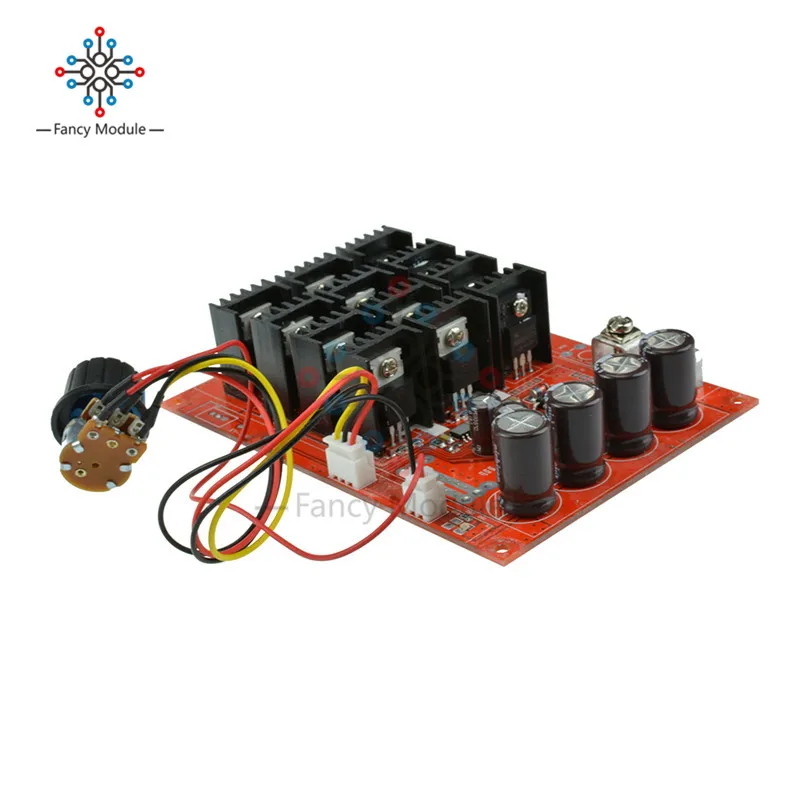 60A DC 10-50v 12V 24V 48V 3000W DC регулятор скорости вентилятора PWM HHO RC контроллер