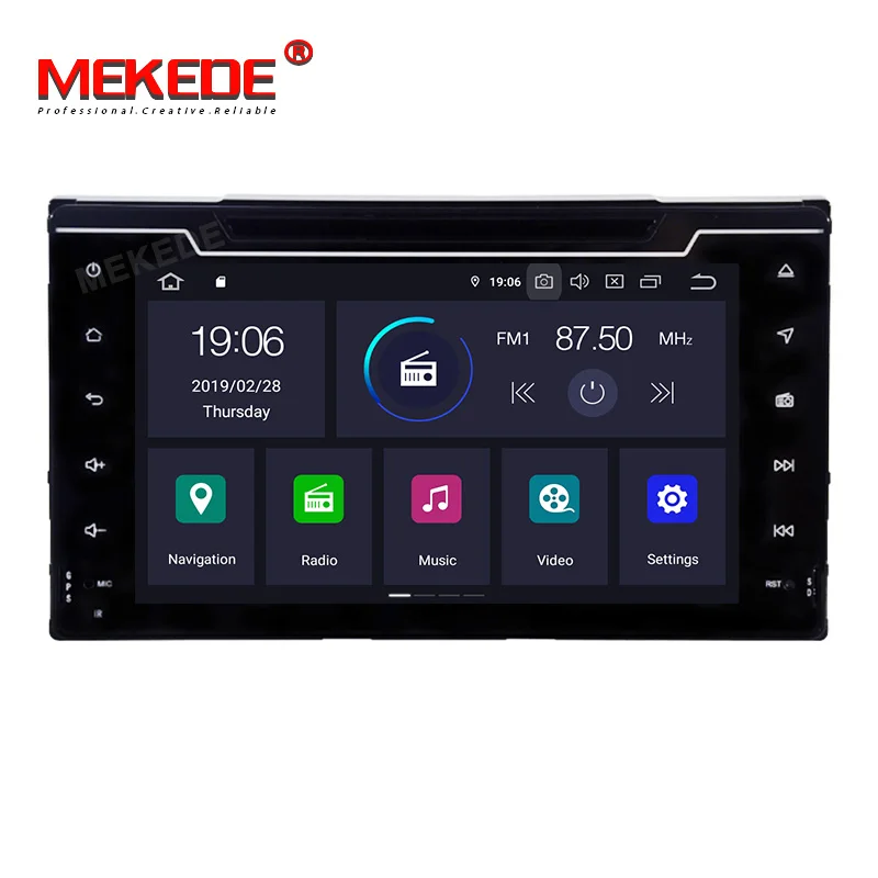PX30 Android 9 0 Автомобильный мультимедийный плеер gps навигация автомобильный DVD для