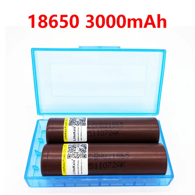 Аккумулятор LiitoKala Lii 30A HG2 18650 3000 мАч для электронных сигарет перезаряжаемые